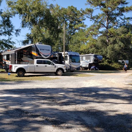 Rv sites view at Green Woods Stables RV Park