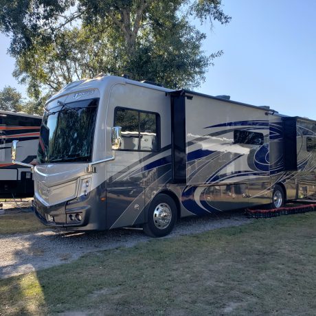 Rv sites view at Green Woods Stables RV Park